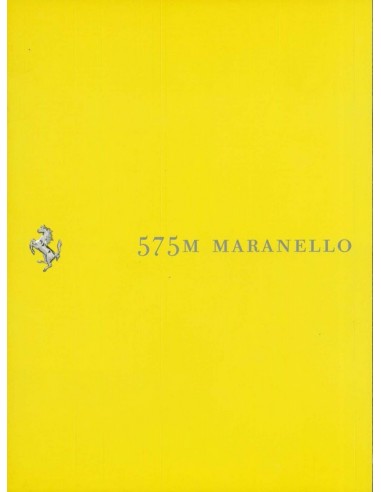 2002 FERRARI 575M MARANELLO BROCHURE 1777/02