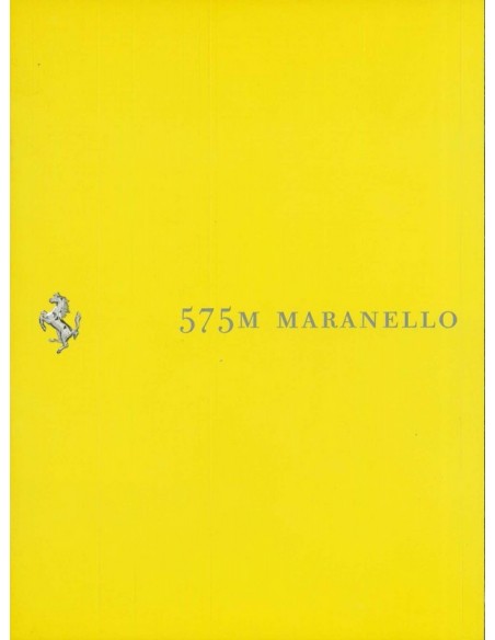 2002 FERRARI 575M MARANELLO BROCHURE 1777/02