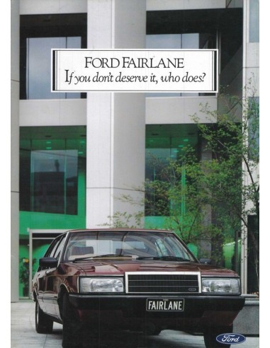 1984 FORD FAIRLANE BROCHURE ENGELS