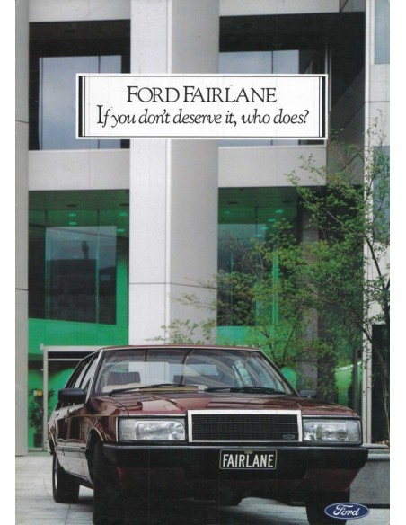1984 FORD FAIRLANE BROCHURE ENGELS