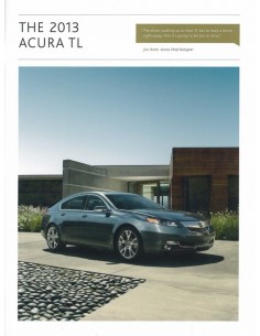 2013 ACURA TL BROCHURE ENGELS