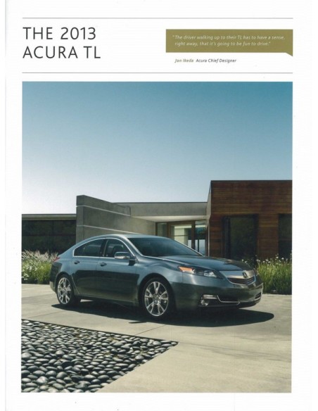 2013 ACURA TL BROCHURE ENGELS
