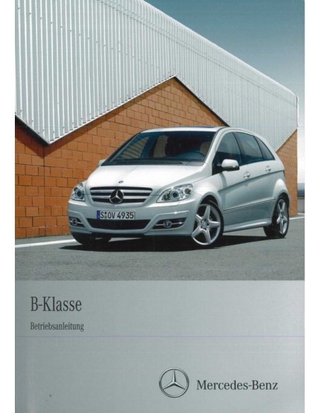 2010 MERCEDES BENZ B KLASSE INSTRUCTIEBOEKJE DUITS
