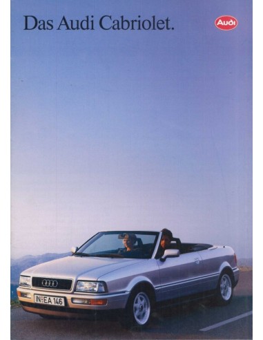 1991 AUDI CABRIOLET BROCHURE DUITS
