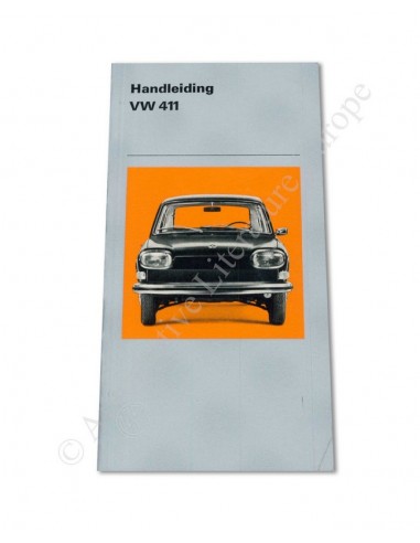 1968 VOLKSWAGEN 411 INSTRUCTIEBOEK NEDERLANDS