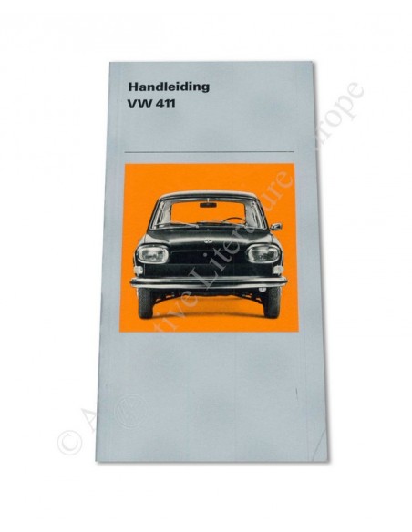 1968 VOLKSWAGEN 411 INSTRUCTIEBOEK NEDERLANDS