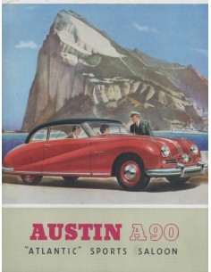 1957 AUSTIN A90 ATLANTIC SPORTS SALOON BROCHURE ENGELS
