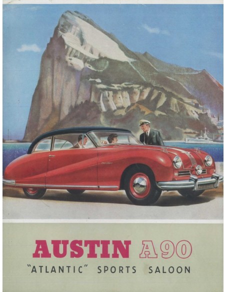 1957 AUSTIN A90 ATLANTIC SPORTS SALOON BROCHURE ENGELS