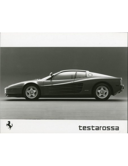 1984 FERRARI TESTAROSSA PERSMAP DUITS 324/84