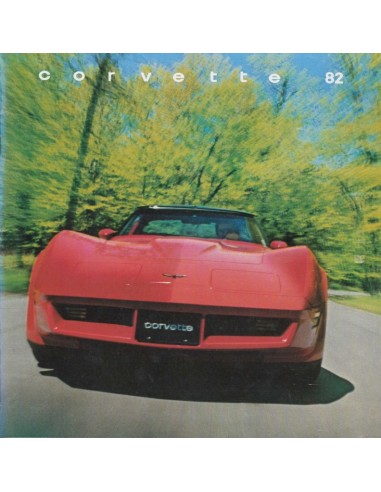 1982 CHEVROLET CORVETTE BROCHURE ENGELS