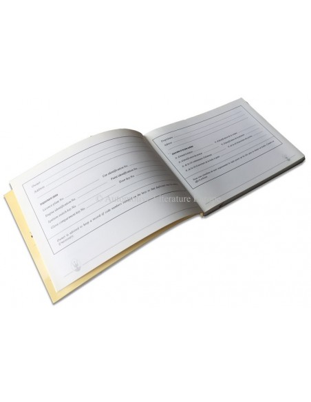 1989 MASERATI 222 422 INSTRUCTIEBOEKJE ENGELS FRANS