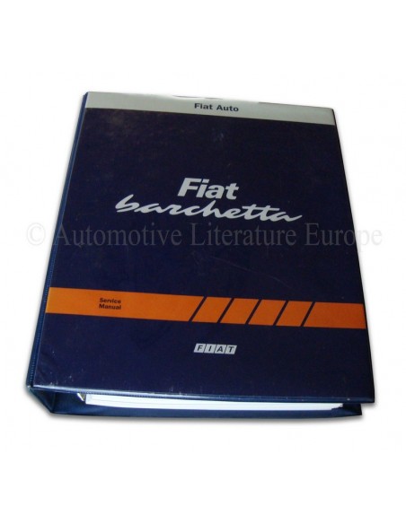 1996 - 2003 FIAT BARCHETTA WERKPLAATSHANDBOEK ENGELS