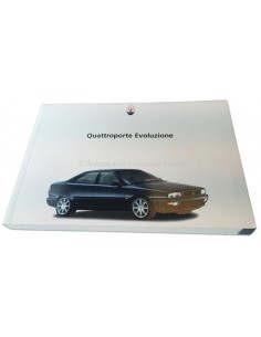 1998 MASERATI QUATTROPORTE IV INSTRUCTIEBOEKJE ENGELS