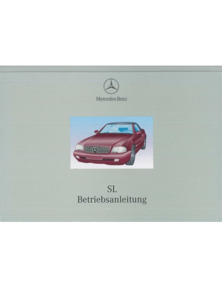 1999 MERCEDES BENZ SL KLASSE INSTRUCTIEBOEKJE DUITS