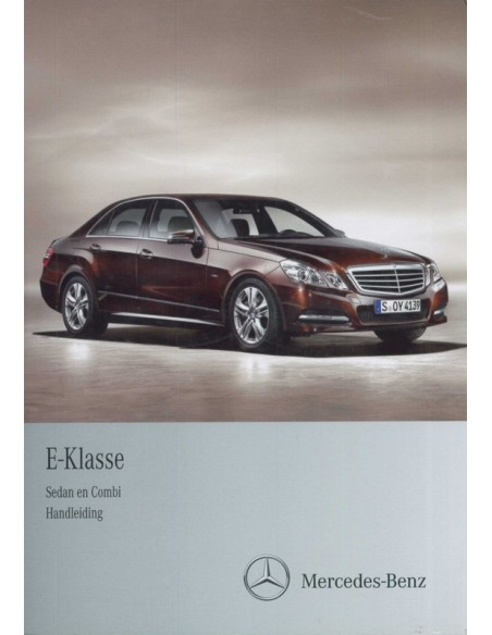 2011 MERCEDES BENZ E KLASSE INSTRUCTIEBOEKJE NEDERLANDS