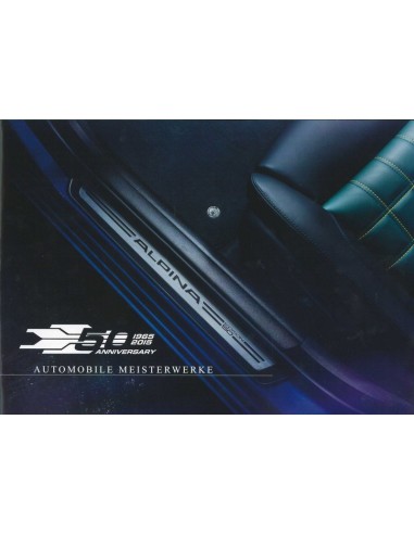 2015 BMW ALPINA EDITIE 50 GENEVE BROCHURE DUITS