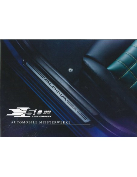 2015 BMW ALPINA EDITIE 50 GENEVE BROCHURE DUITS