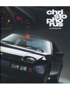 1986 PORSCHE CHRISTOPHORUS MAGAZINE 200 DUITS