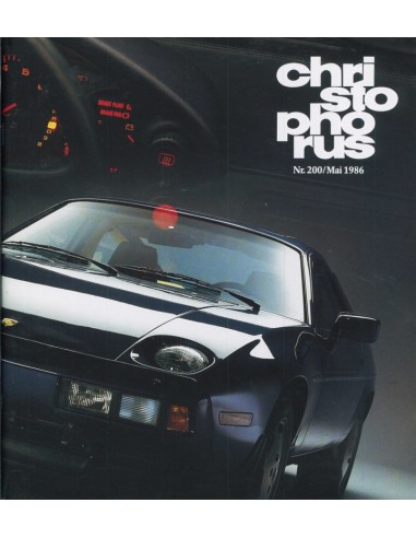 1986 PORSCHE CHRISTOPHORUS MAGAZINE 200 DUITS