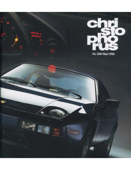 1986 PORSCHE CHRISTOPHORUS MAGAZINE 200 DUITS