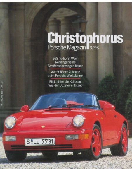 1993 PORSCHE CHRISTOPHORUS MAGAZINE 242 DUITS