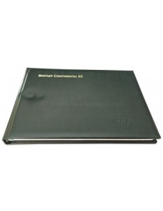 1999 BENTLEY CONTINENTAL SC INSTRUCTIEBOEKJE DUITS