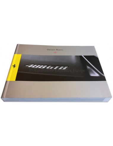 2015 FERRARI 488 GTB INSTRUCTIEBOEKJE ENGELS