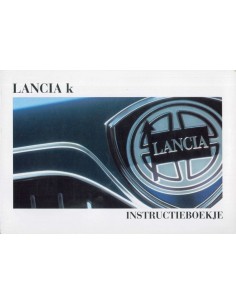1998 LANCIA KAPPA INSTRUCTIEBOEK NEDERLANDS