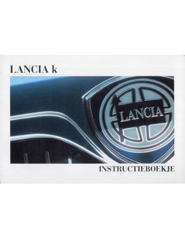 1998 LANCIA KAPPA INSTRUCTIEBOEK NEDERLANDS