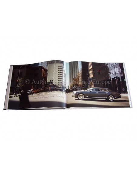 2013 BENTLEY MULSANNE HARDCOVER BROCHURE DUITS
