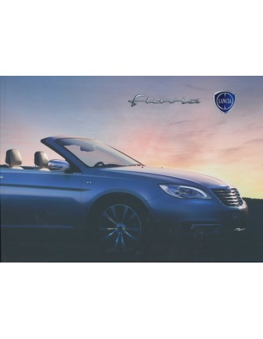 2012 LANCIA FLAVIA CABRIOLET HARDCOVER BROCHURE ENGELS