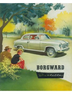1960 BORGWARD ISABELLA BROCHURE FRANS