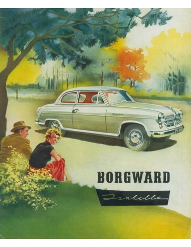 1960 BORGWARD ISABELLA BROCHURE FRANS