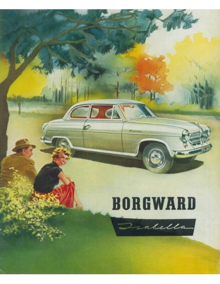1960 BORGWARD ISABELLA BROCHURE FRANS