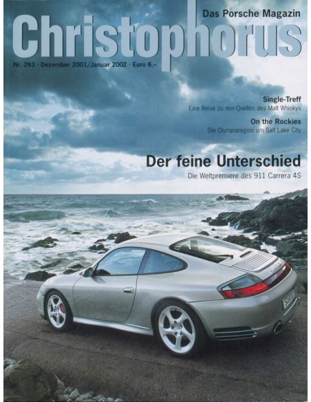 2001 PORSCHE CHRISTOPHORUS MAGAZINE 293 DUITS