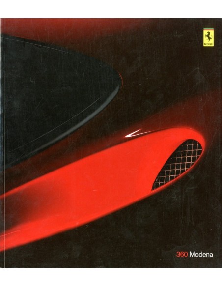 2002 FERRARI 360 MODENA BROCHURE 1504/99