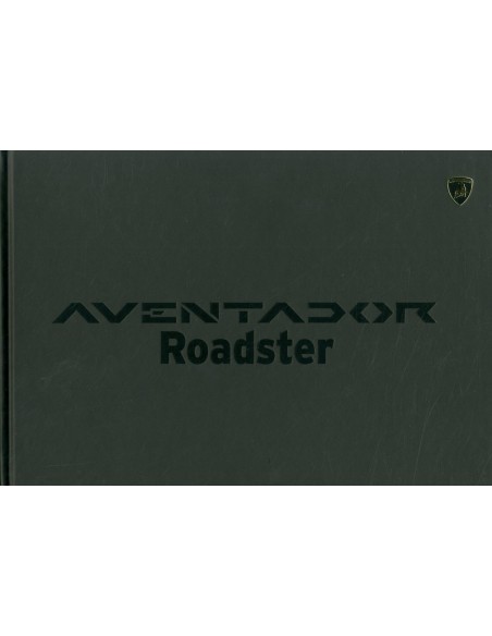2013 LAMBORGHINI AVENTADOR ROADSTER HARDCOVER BROCHURE ENGELS