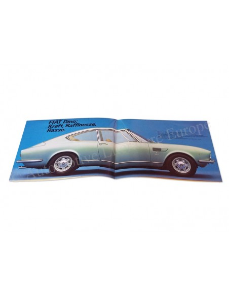 1967 FIAT DINO COUPE BROCHURE DUITS