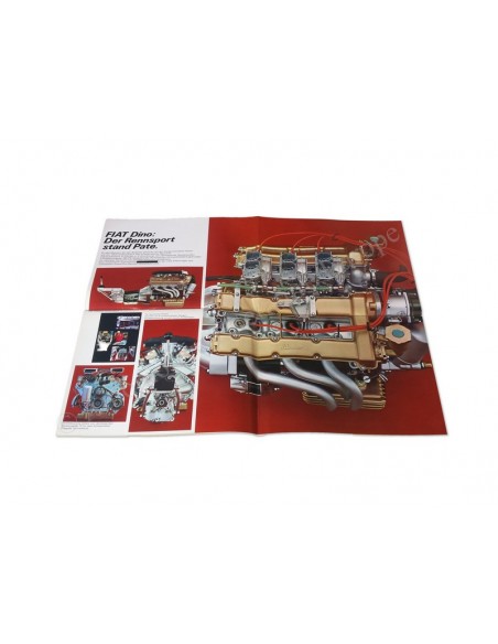 1967 FIAT DINO COUPE BROCHURE DUITS