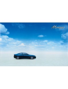 2002 HOLDEN MONARO PROSPEKT ENGLISCH