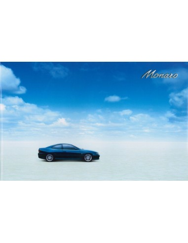 2002 HOLDEN MONARO BROCHURE ENGELS