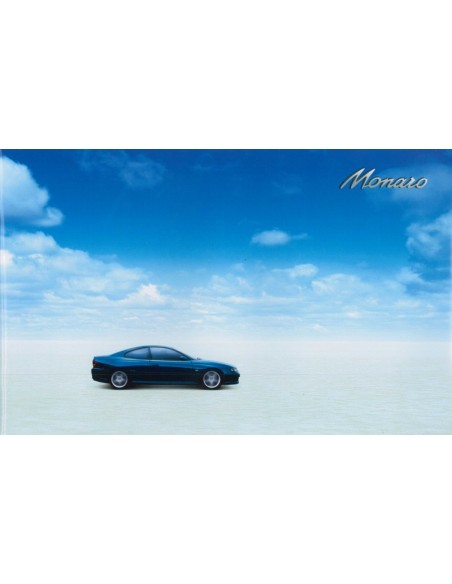 2002 HOLDEN MONARO BROCHURE ENGELS