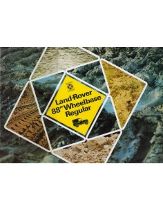 1974 LAND ROVER 88 WHEELBASE REGULAR  BROCHURE ENGELS