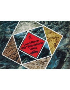 1974 LAND ROVER 109 WHEELBASE REGULAR BROCHURE ENGELS