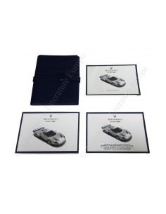 2004 MASERATI MC INSTRUCTIEBOEKJE + LEDER MAP IT  GB FR