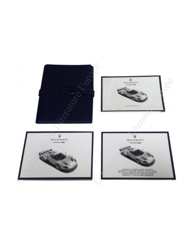2004 MASERATI MC INSTRUCTIEBOEKJE + LEDER MAP IT  GB FR