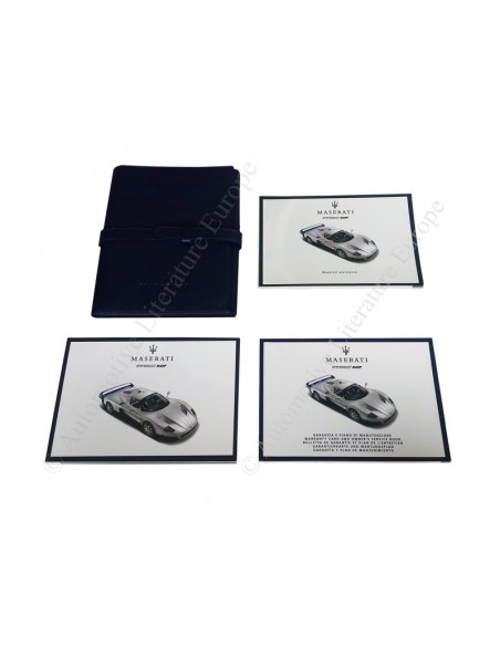 2004 MASERATI MC INSTRUCTIEBOEKJE + LEDER MAP IT  GB FR
