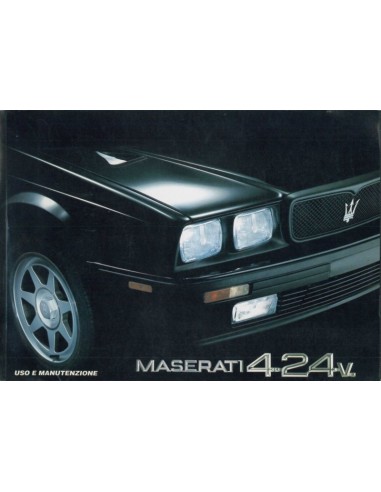 1990 MASERATI 4.24V. INSTRUCTIEBOEKJE ITALIAANS