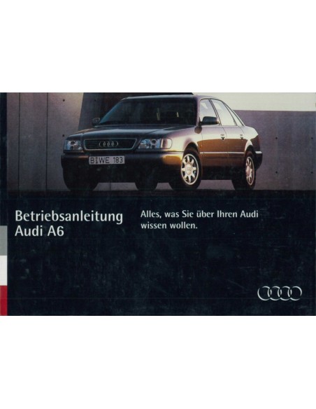 1994 AUDI A6 INSTRUCTIEBOEKJE DUITS
