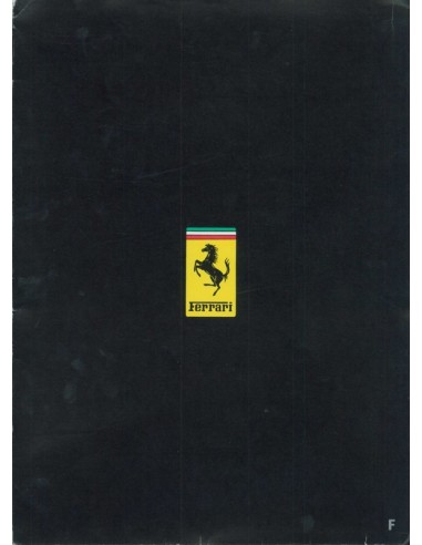 1984 FERRARI 288 GTO PERSMAP FRANS 305/84 & ZINCROX BROCHURE 306/84